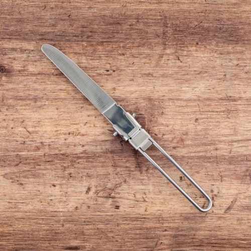 Набор складных приборов «У костра»: вилка, ложка, нож фото 5