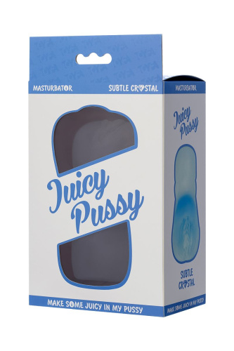 Прозрачный реалистичный мастурбатор Juicy Pussy Subtle Crystal фото 7