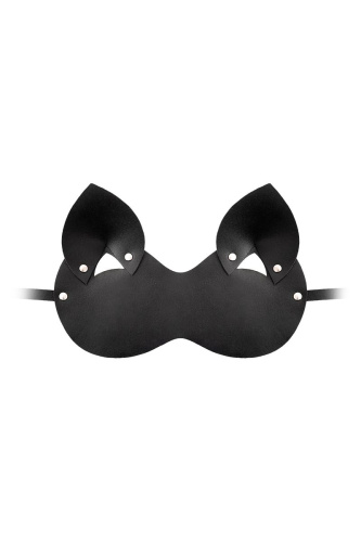 Закрытая черная маска  Кошка фото 2