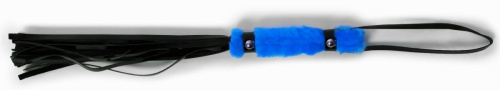 Черный флогер с синей ручкой - 28 см. фото 2