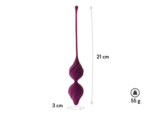 Фиолетовые вагинальные шарики Alcor фото 2