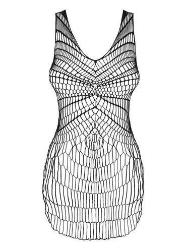Оригинальное сетчатое платье с разрезами по бокам фото 5