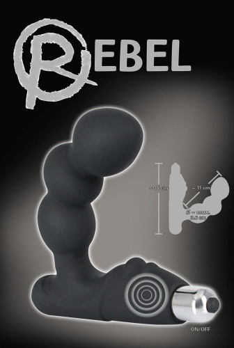 Стимулятор простаты с вибрацией Rebel Bead-shaped Prostate Stimulator фото 5