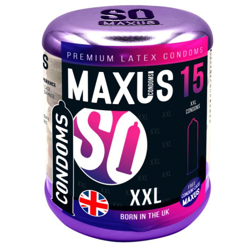 Презервативы Maxus XXL увеличенного размера - 15 шт. фото 2