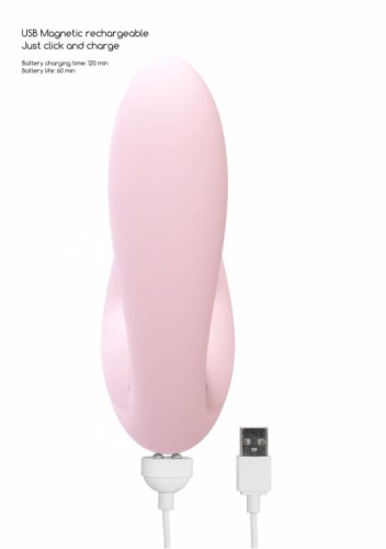 Розовый вибратор для G-точки Irresistible Desirable с бесконтактной клиторальной стимуляцией фото 6
