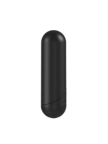 Черная перезаряжаемая анальная пробка №08 Cone-shaped butt plug - 13,5 см. фото 5
