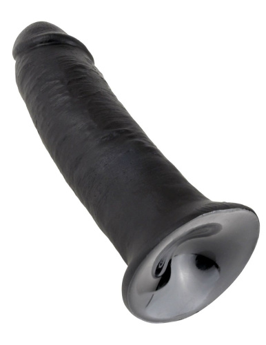 Чёрный фаллос-гигант 10  Cock - 25,4 см. фото 3