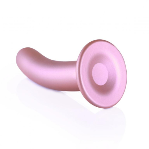 Розовый фаллоимитатор Smooth G-Spot - 15 см. фото 3