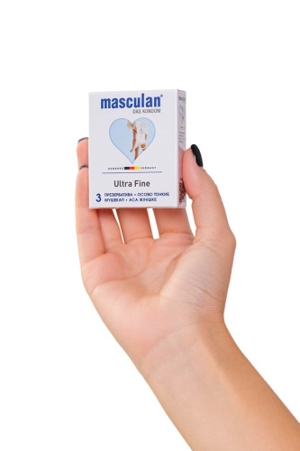 Особо тонкие презервативы Masculan Ultra Fine - 3 шт. фото 3