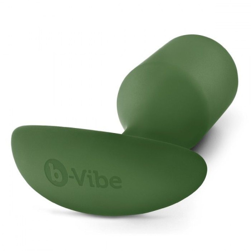 Пробка цвета хаки для ношения B-vibe Snug Plug 4 - 14 см. фото 3
