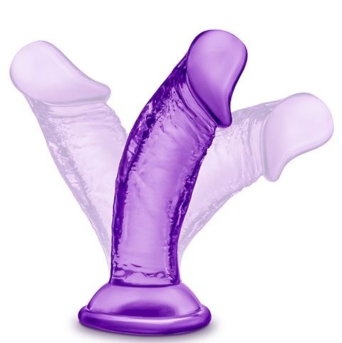 Фиолетовый фаллоимитатор на присоске SWEET N SMALL 4INCH DILDO - 11,4 см. фото 4 Фиолетовый фаллоимитатор на присоске SWEET N SMALL 4INCH DILDO - 11,4 см. фото 4