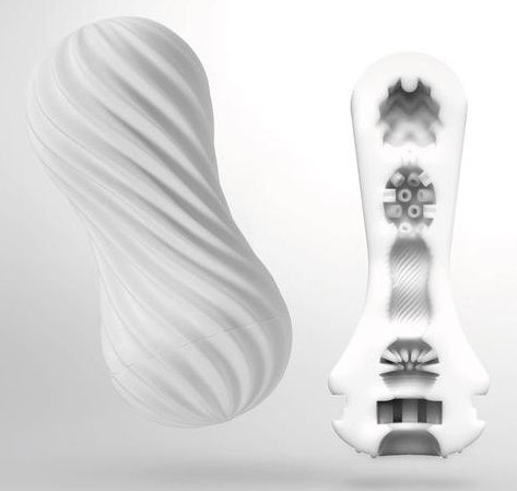 Мастурбатор FLEX Silky White с мягким рельефом Мастурбатор FLEX Silky White с мягким рельефом