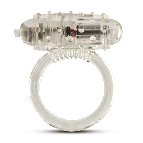 Прозрачное эрекционное виброкольцо VIBRATING COCK RING ERECTION MASTER Прозрачное эрекционное виброкольцо VIBRATING COCK RING ERECTION MASTER