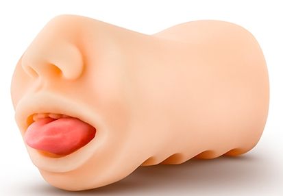 Телесный мастурбатор-ротик с язычком Oral Anne Телесный мастурбатор-ротик с язычком Oral Anne