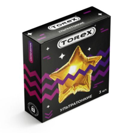 Презервативы Torex Party Ультратонкие - 3 шт. Презервативы Torex Party Ультратонкие - 3 шт.