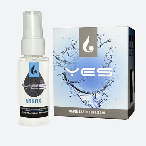 Интимный гель-лубрикант Yes Arctic с продлевающим эффектом - 30 мл. Интимный гель-лубрикант Yes Arctic с продлевающим эффектом - 30 мл.