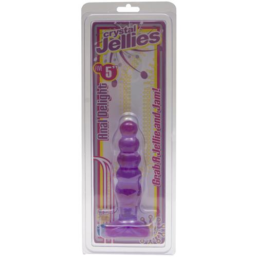 Фиолетовая анальная ёлочка Cristal Jellies - 14 см. фото 3 Фиолетовая анальная ёлочка Cristal Jellies - 14 см. фото 3
