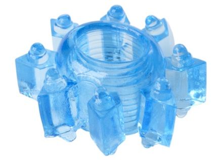 Голубая гелевая насадка-звезда Голубая гелевая насадка-звезда