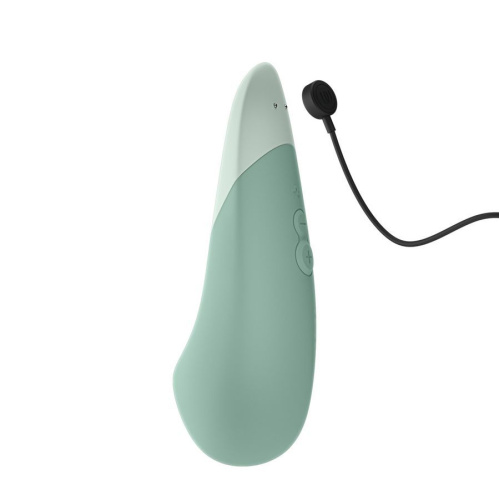 Зеленый клиторальный вибратор Womanizer Vibe фото 5