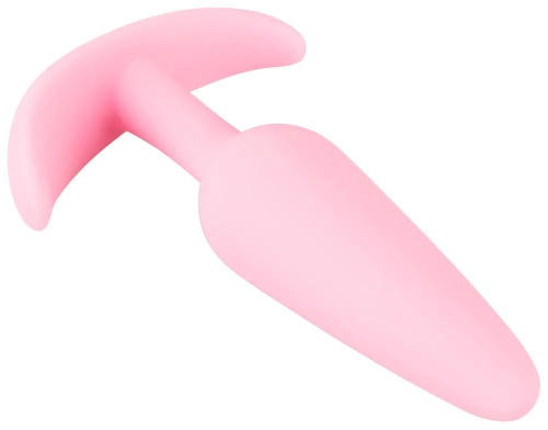 Розовая анальная втулка Mini Butt Plug - 8,4 см. фото 6