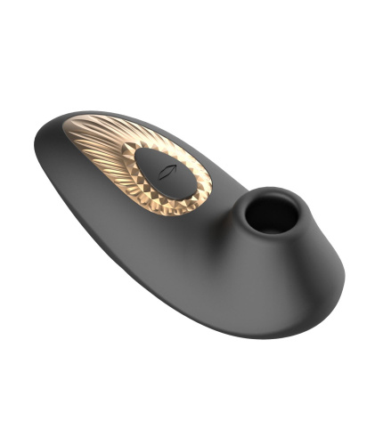 Черный вакуумный стимулятор клитора фото 2