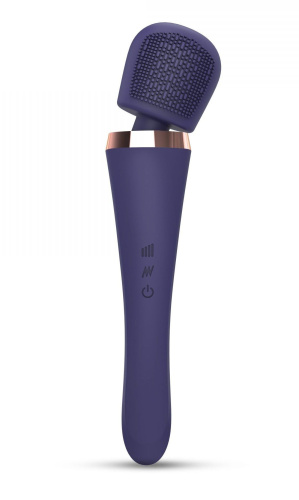 Темно-синий вибромассажёр Brush Crush Темно-синий вибромассажёр Brush Crush