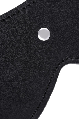 Черная кожаная маска Anonymo с мягким подкладом фото 6