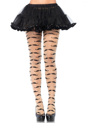 Колготки с рисунком Усы фото 2 Колготки с рисунком Усы фото 2