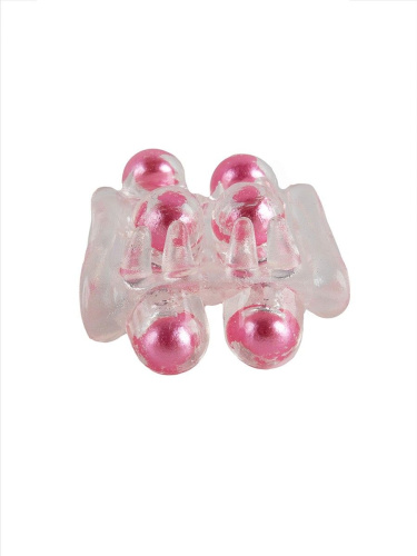 Прозрачная насадка на пенис с цветными шариками фото 4 Прозрачная насадка на пенис с цветными шариками фото 4