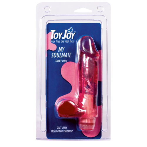 Розовый вибратор My Soulmate - 16 см. фото 2