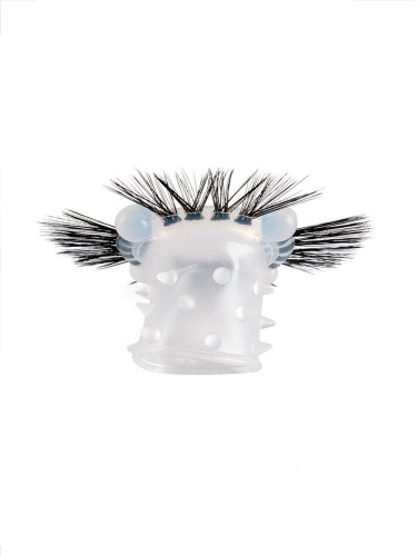 Эластичное эрекционное кольцо с черными «ресничками» фото 5 Эластичное эрекционное кольцо с черными «ресничками» фото 5