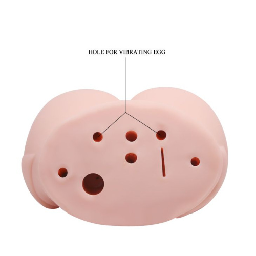 Телесный мастурбатор с двумя любовными тоннелями и вибрацией фото 6 Телесный мастурбатор с двумя любовными тоннелями и вибрацией фото 6