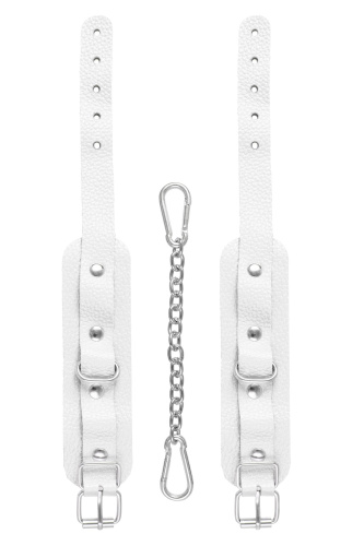 Белые мини-оковы со скруглёнными углами фото 5 Белые мини-оковы со скруглёнными углами фото 5