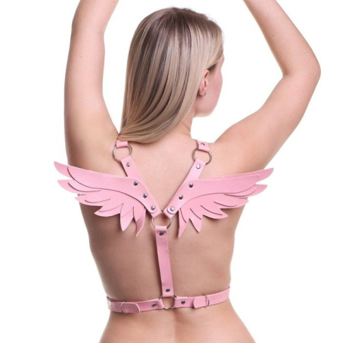 Розовая портупея «Оки-Чпоки» с крыльями фото 3
