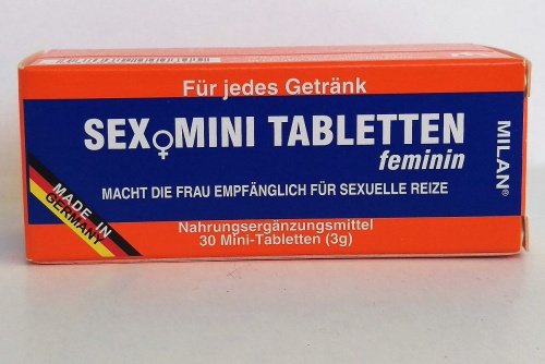 Возбуждающие таблетки для женщин Sex-Mini-Tabletten feminin - 30 таблеток (100 мг.) фото 2