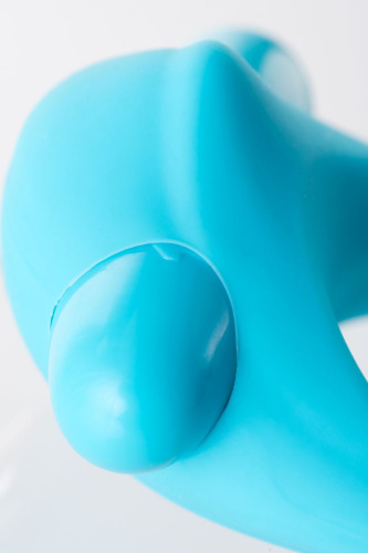 Голубое эрекционное силиконовое кольцо TOYFA A-Toys фото 9