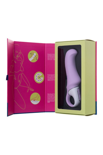 Сиреневый вибратор Satisfyer Charming Smile - 18,5 см. фото 9