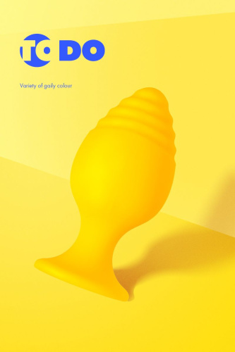 Желтая анальная втулка Riffle - 7,5 см. фото 10