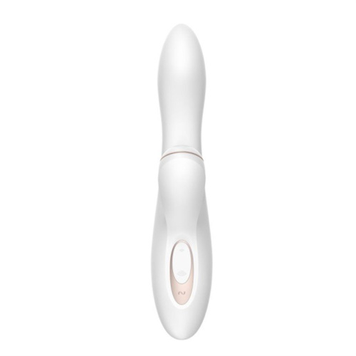 Вибромассажер с вакуумно-волновой клиторальной стимуляцией Satisfyer Pro + G-Spot - 22 см. фото 2