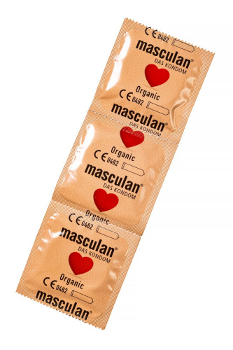 Экологически чистые презервативы Masculan Organic - 3 шт. фото 6