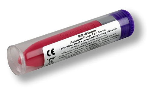 Красная вибропулька Rocks off - 8 см. фото 3