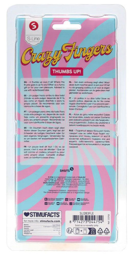 Телесный фаллоимитатор в форме пальца Thumbs Up - 17,2 см. фото 4 Телесный фаллоимитатор в форме пальца Thumbs Up - 17,2 см. фото 4