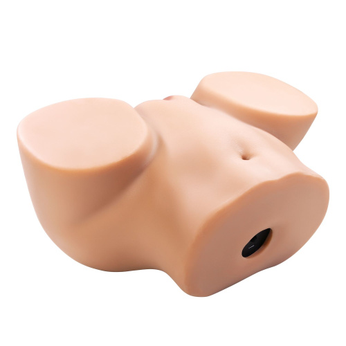 Телесный мастурбатор Olivia с 2 любовными отверстиями фото 5