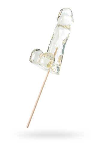 Прозрачный леденец в форме пениса со вкусом пина колада фото 2