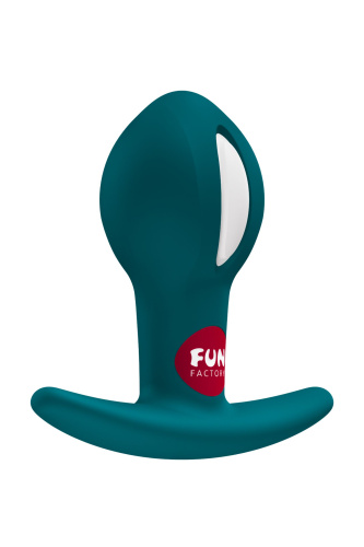 Зеленая анальная пробка B Ball Uno - 7,3 см. фото 3