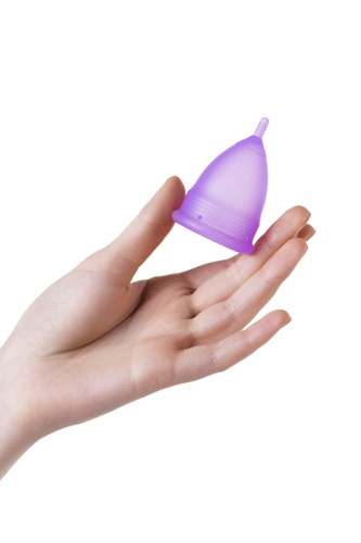 Фиолетовая менструальная чаша Lila L фото 6