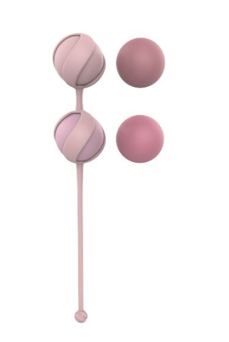Набор из 4 розовых вагинальных шариков Valkyrie фото 2