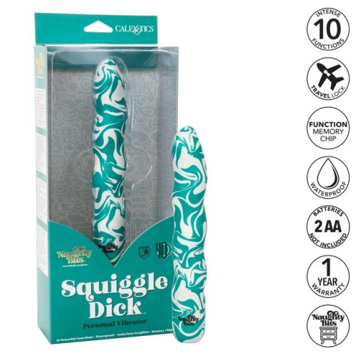 Волнообразный вибратор Squiggle Dick - 15,25 см. фото 5