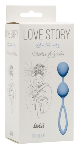 Голубые вагинальные шарики Diaries of a Geisha фото 4