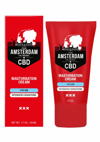 Крем для мастурбации для мужчин CBD from Amsterdam Masturbation Cream For Him - 50 мл. Крем для мастурбации для мужчин CBD from Amsterdam Masturbation Cream For Him - 50 мл.